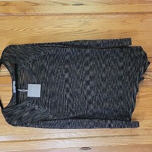 Marled XL Olive and Black Top